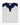 Big League Notched V-Neck Long Sleeve Light Gray with Navy