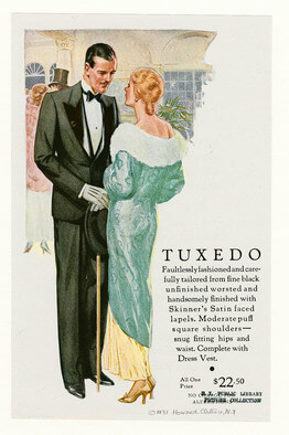 How To Wear A Tuxedo. Man In Ad Wearing A tuxedo. 