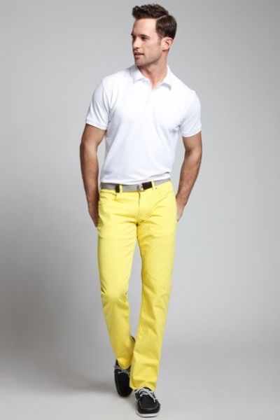 mens colored jeans smart casual dress code