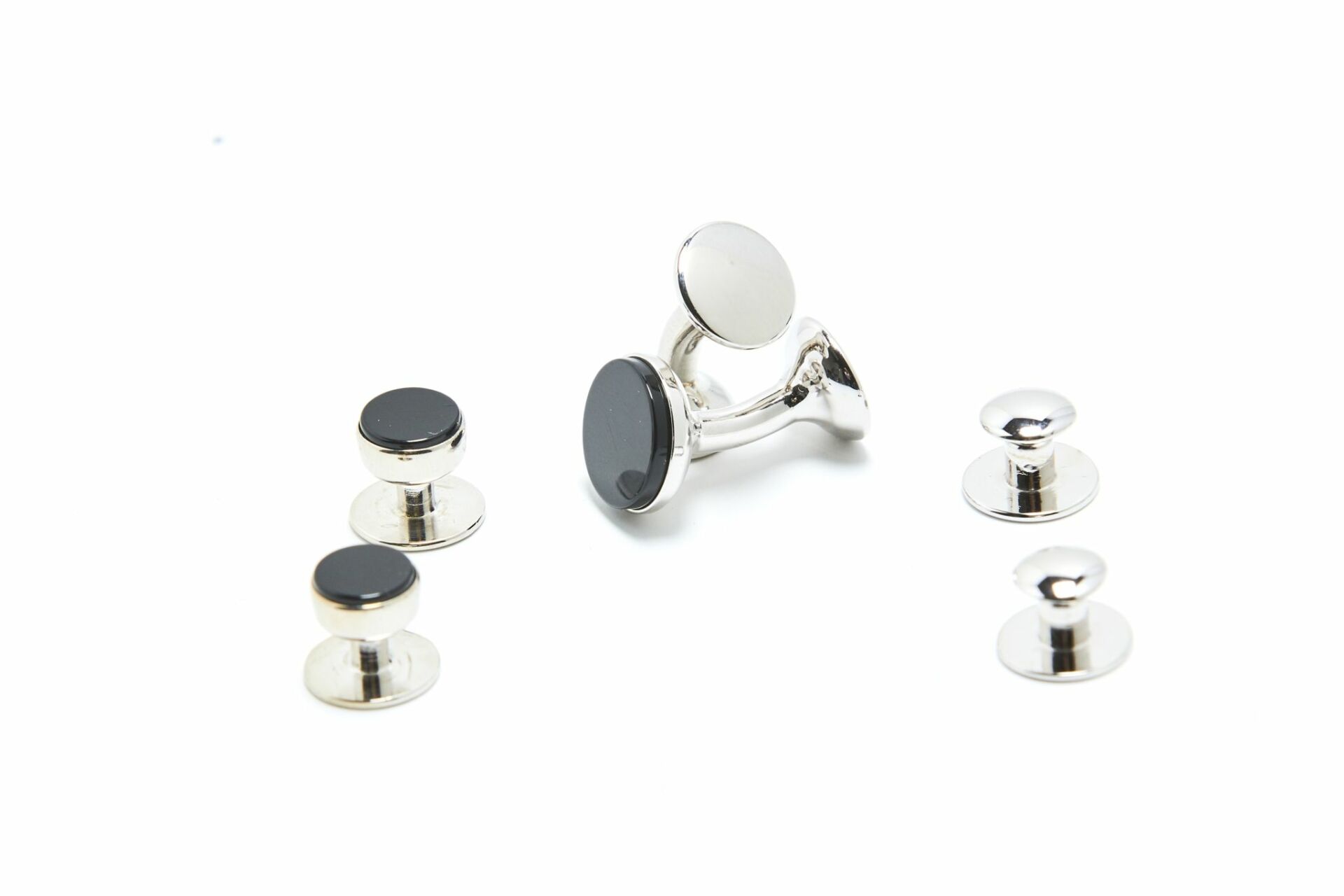 white-tie studs and cufflinks
