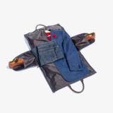 Hook + Albert Nylon No Pocket Garment Weekender Bag In Navy