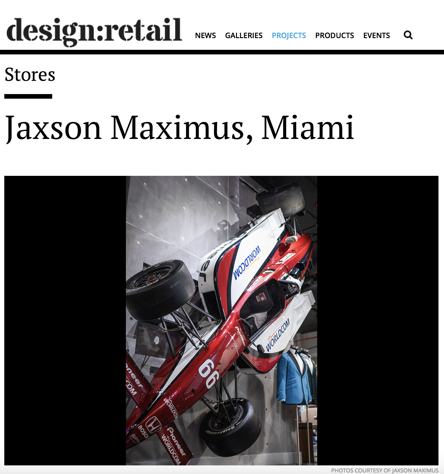 design retail Jaxson maximus article