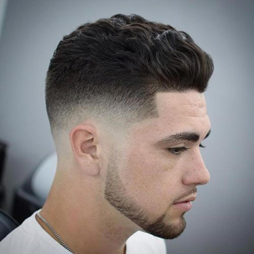 Waves With Shorter Sides mens short hairstyles