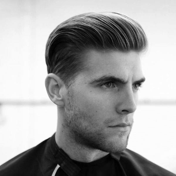 The Classic Comb Back mens short hairstyles