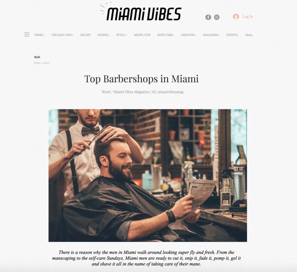 Best Barbershops In Miami