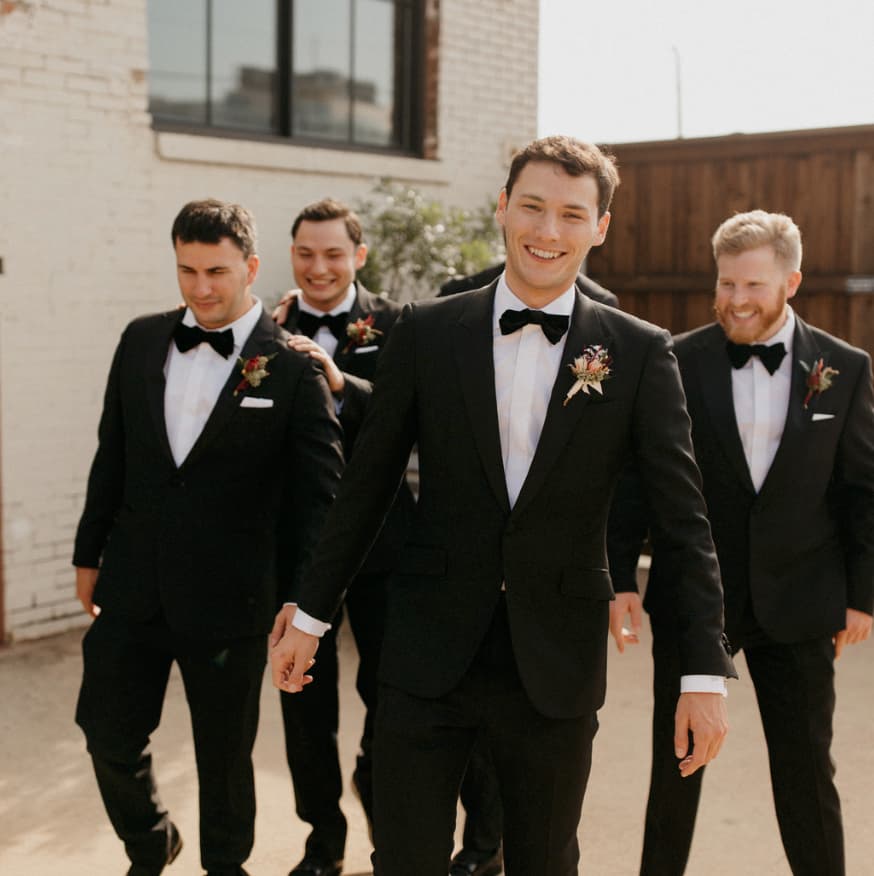 groomsmen wedding tuxedo